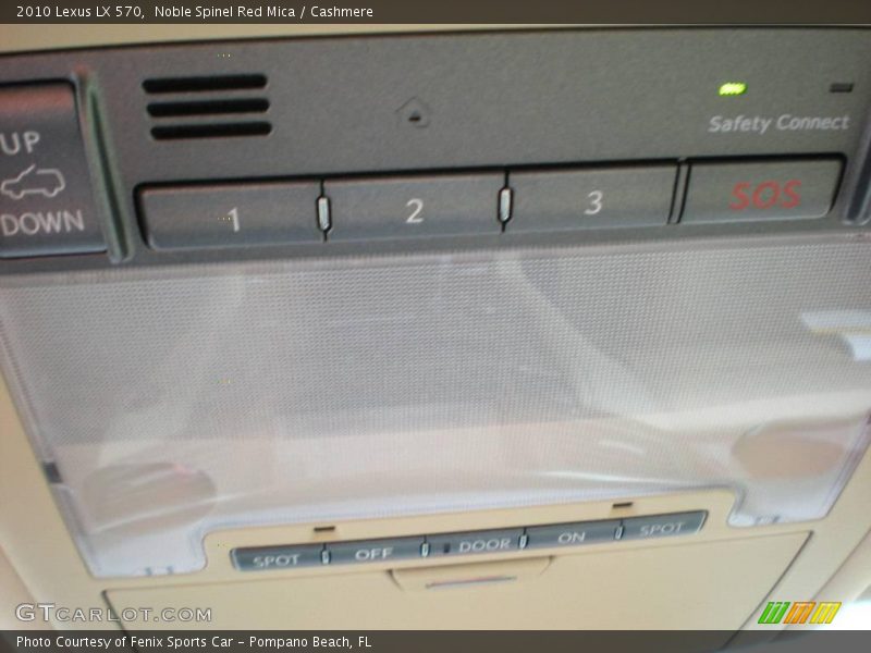 Noble Spinel Red Mica / Cashmere 2010 Lexus LX 570