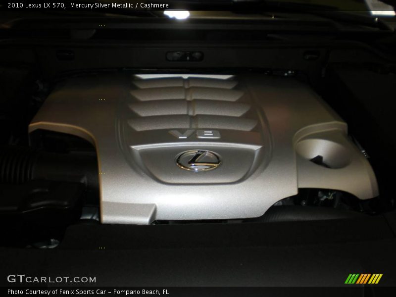 Mercury Silver Metallic / Cashmere 2010 Lexus LX 570