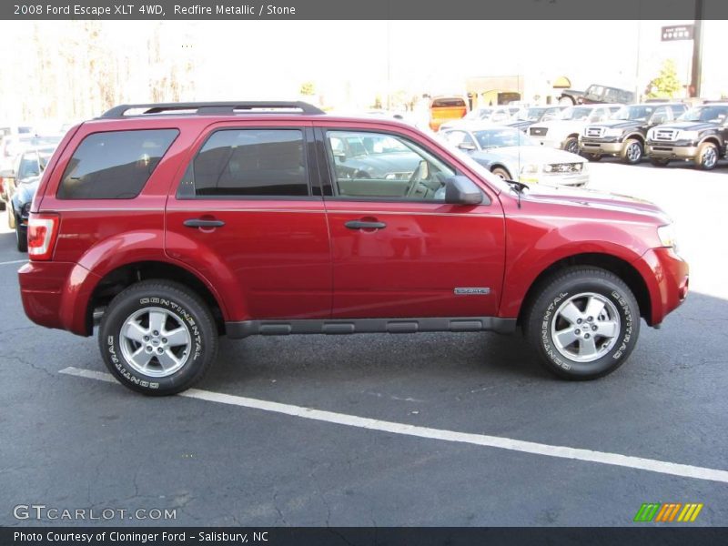 Redfire Metallic / Stone 2008 Ford Escape XLT 4WD