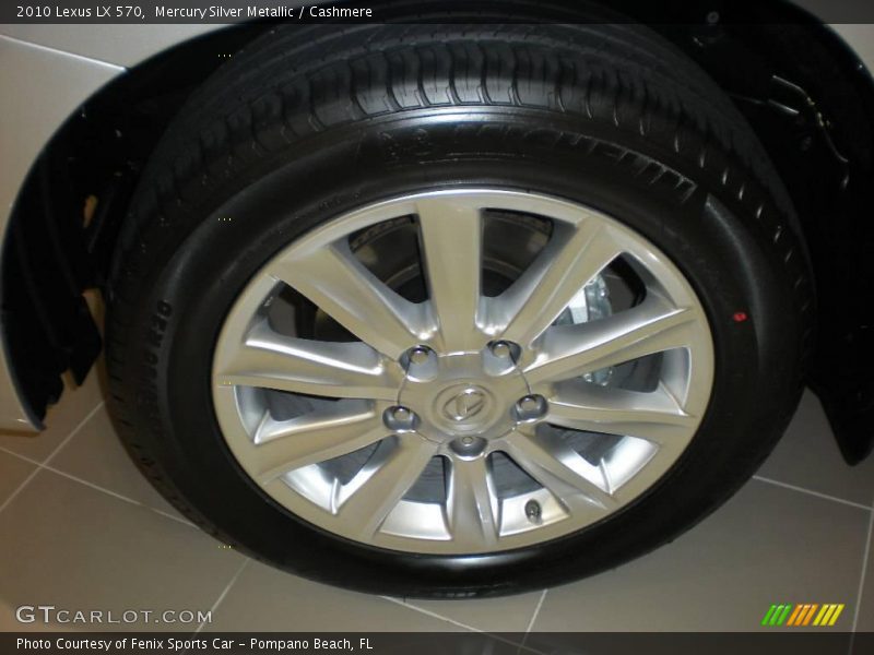 Mercury Silver Metallic / Cashmere 2010 Lexus LX 570
