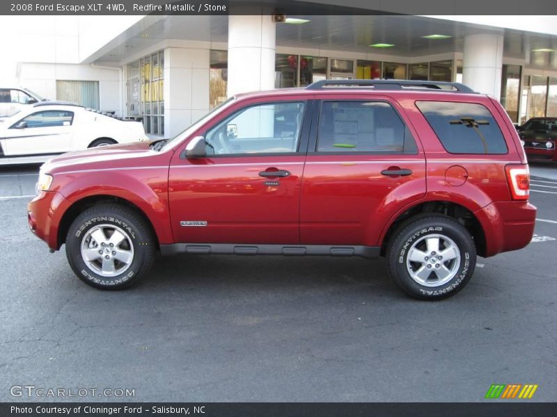 Redfire Metallic / Stone 2008 Ford Escape XLT 4WD