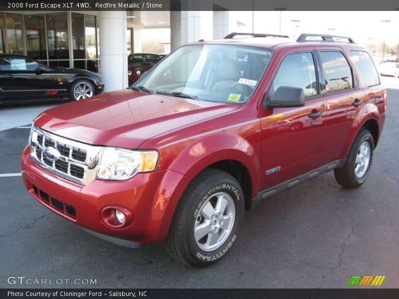 Redfire Metallic / Stone 2008 Ford Escape XLT 4WD