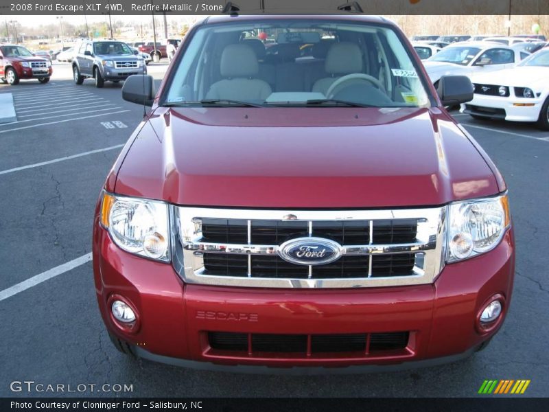 Redfire Metallic / Stone 2008 Ford Escape XLT 4WD