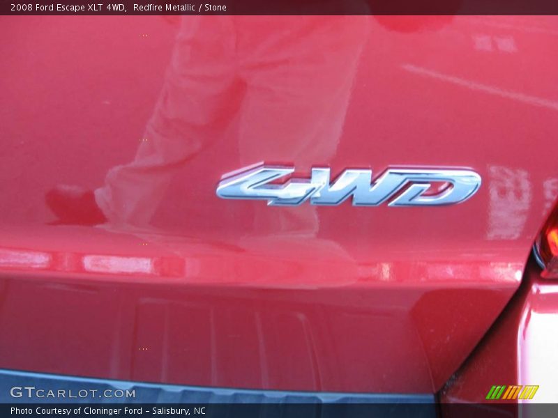 Redfire Metallic / Stone 2008 Ford Escape XLT 4WD