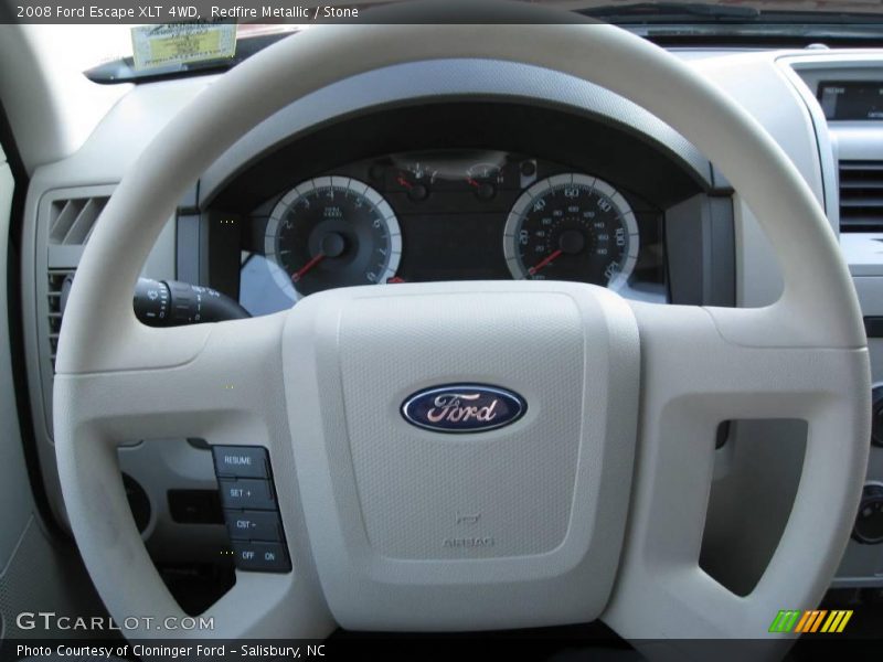 Redfire Metallic / Stone 2008 Ford Escape XLT 4WD