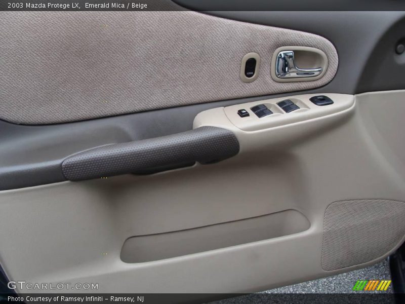 Emerald Mica / Beige 2003 Mazda Protege LX