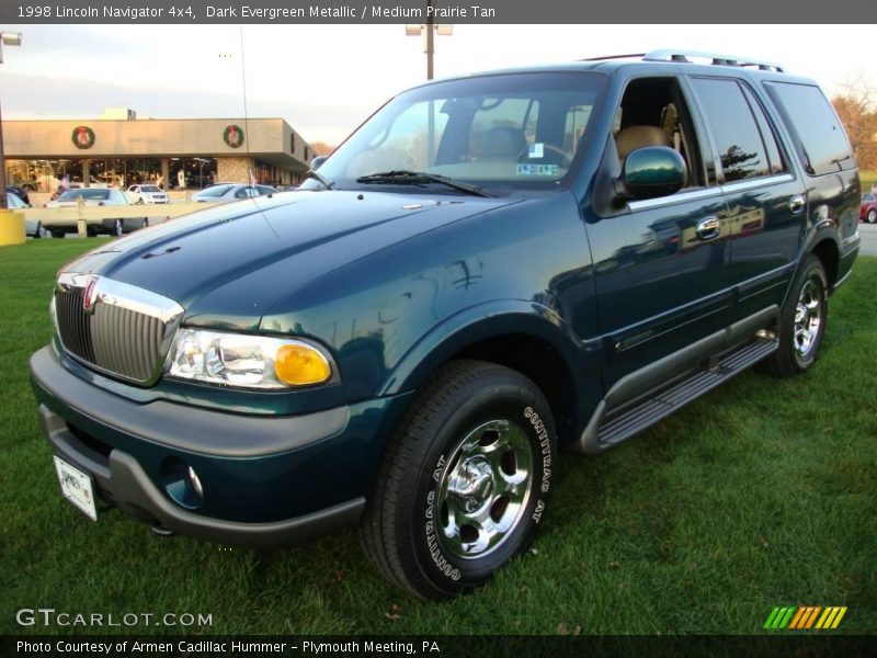 Dark Evergreen Metallic / Medium Prairie Tan 1998 Lincoln Navigator 4x4