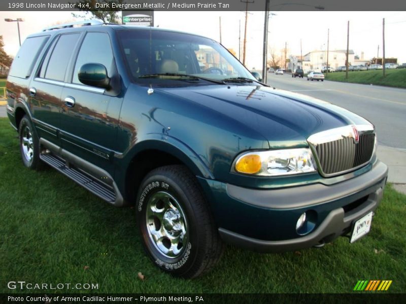 Dark Evergreen Metallic / Medium Prairie Tan 1998 Lincoln Navigator 4x4