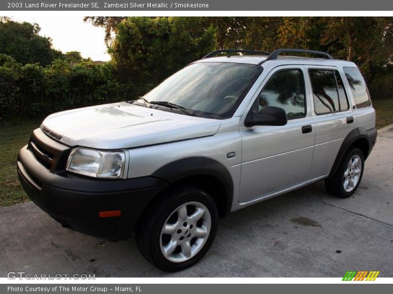 Zambezi Silver Metallic / Smokestone 2003 Land Rover Freelander SE