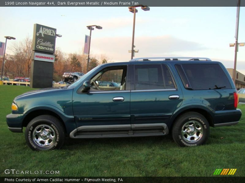 Dark Evergreen Metallic / Medium Prairie Tan 1998 Lincoln Navigator 4x4
