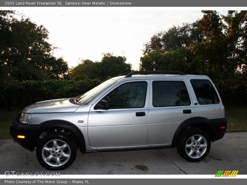 Zambezi Silver Metallic / Smokestone 2003 Land Rover Freelander SE