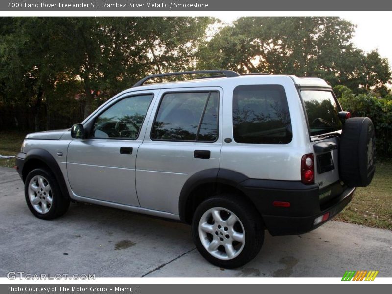 Zambezi Silver Metallic / Smokestone 2003 Land Rover Freelander SE