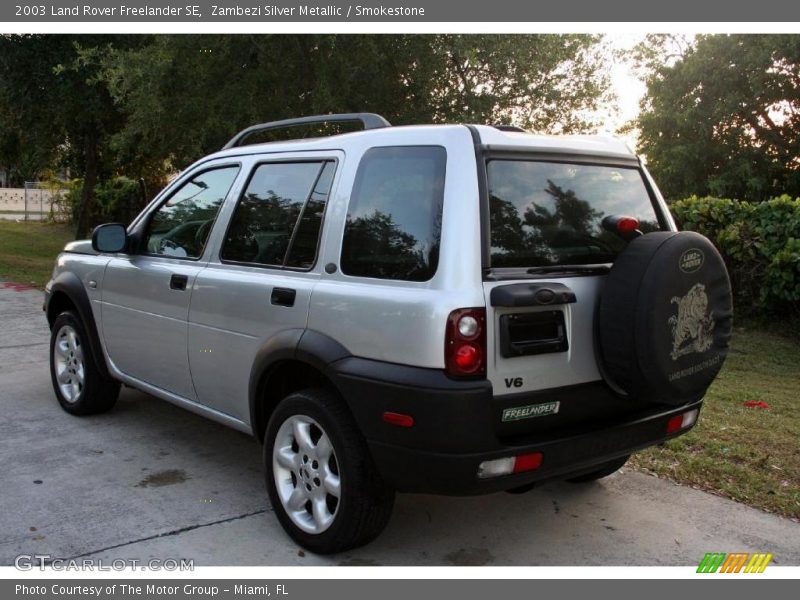 Zambezi Silver Metallic / Smokestone 2003 Land Rover Freelander SE