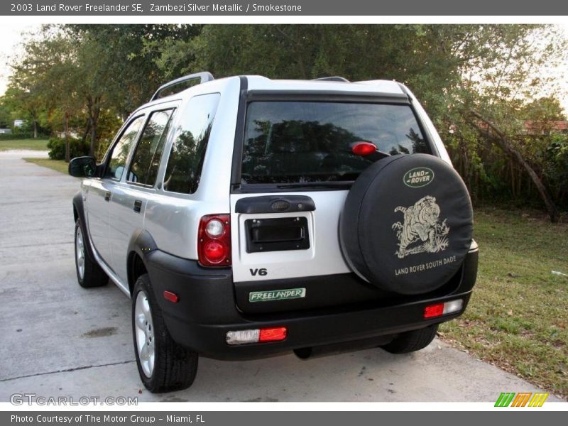 Zambezi Silver Metallic / Smokestone 2003 Land Rover Freelander SE