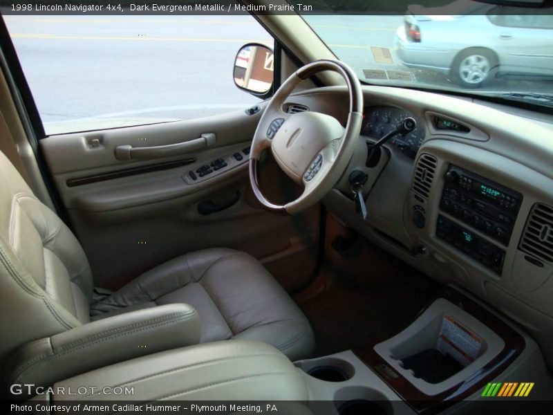 Dark Evergreen Metallic / Medium Prairie Tan 1998 Lincoln Navigator 4x4