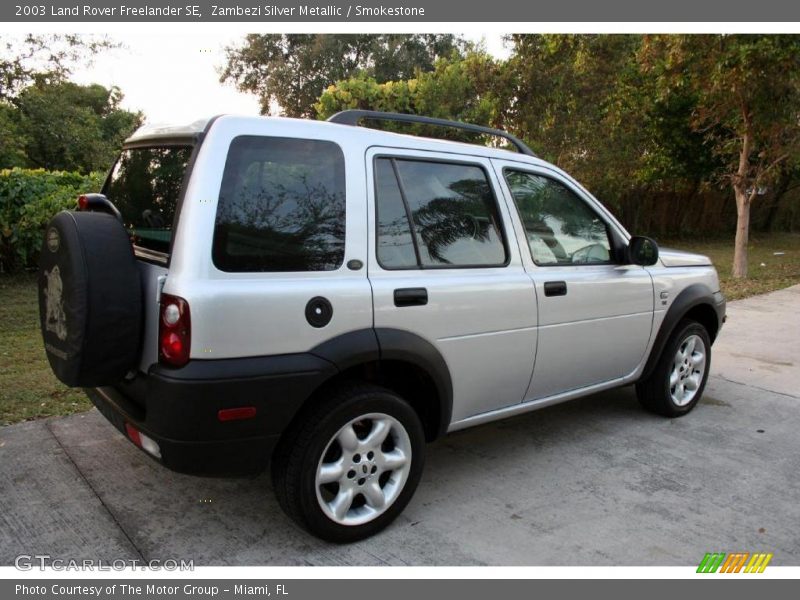 Zambezi Silver Metallic / Smokestone 2003 Land Rover Freelander SE