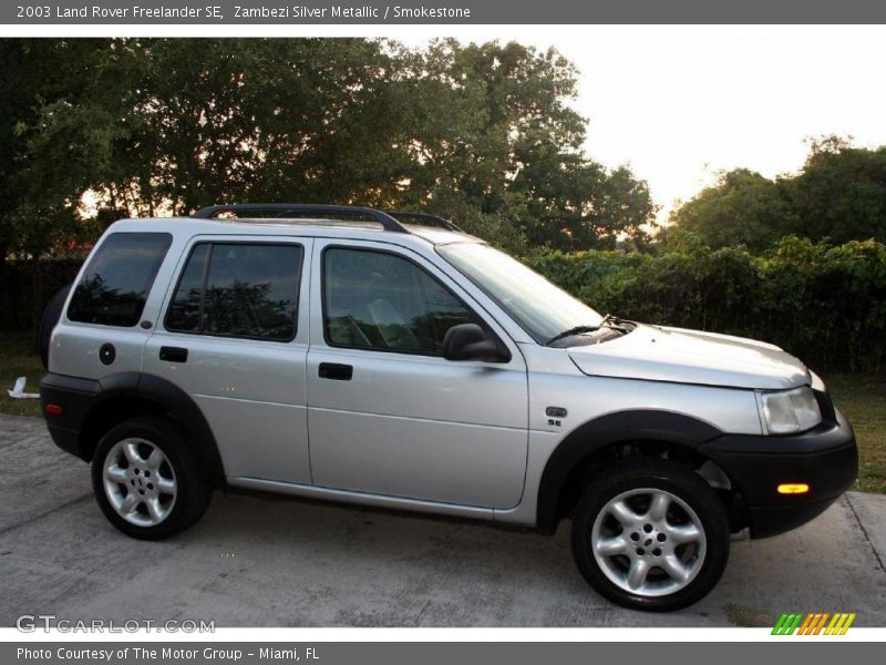 Zambezi Silver Metallic / Smokestone 2003 Land Rover Freelander SE