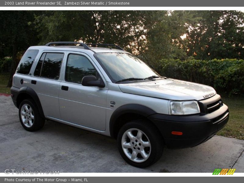 Zambezi Silver Metallic / Smokestone 2003 Land Rover Freelander SE