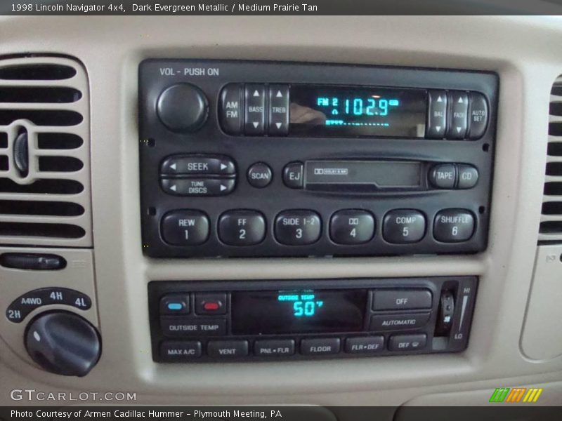 Dark Evergreen Metallic / Medium Prairie Tan 1998 Lincoln Navigator 4x4