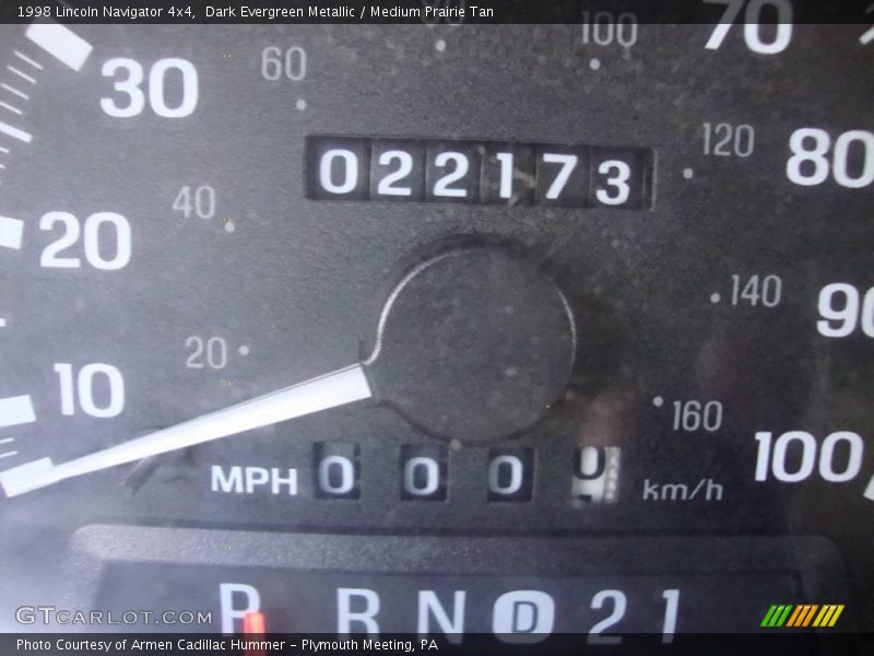 Dark Evergreen Metallic / Medium Prairie Tan 1998 Lincoln Navigator 4x4