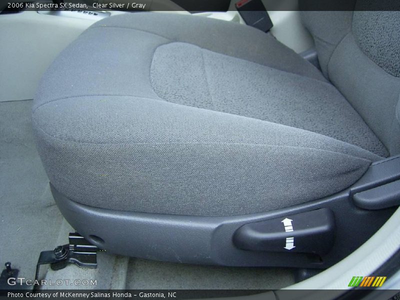Clear Silver / Gray 2006 Kia Spectra SX Sedan