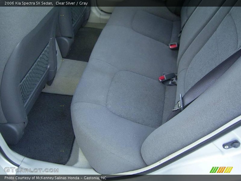 Clear Silver / Gray 2006 Kia Spectra SX Sedan