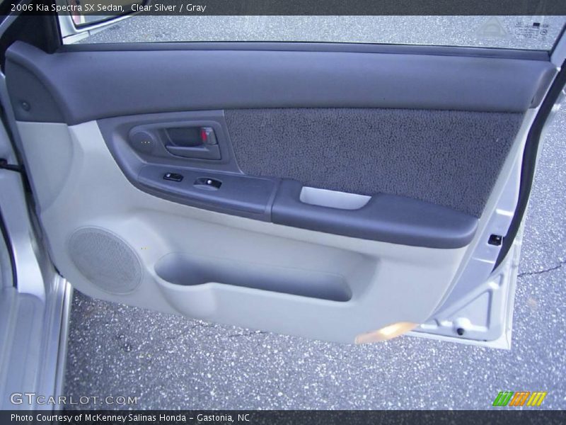 Clear Silver / Gray 2006 Kia Spectra SX Sedan
