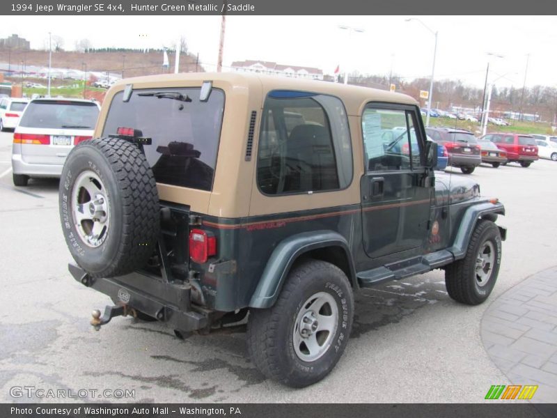 Hunter Green Metallic / Saddle 1994 Jeep Wrangler SE 4x4