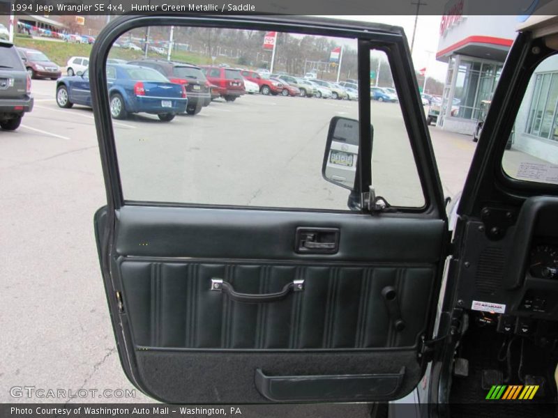 Hunter Green Metallic / Saddle 1994 Jeep Wrangler SE 4x4