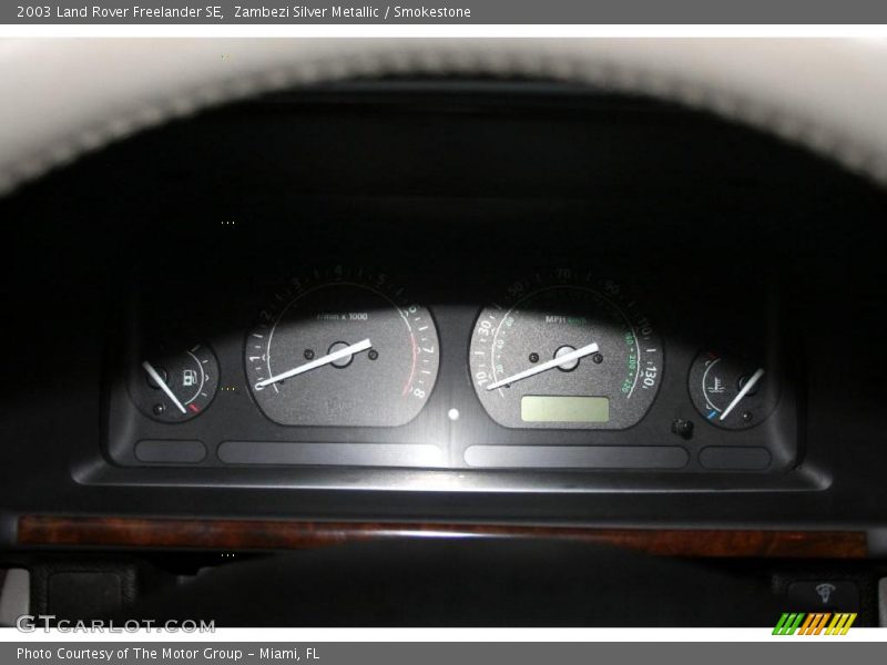 Zambezi Silver Metallic / Smokestone 2003 Land Rover Freelander SE