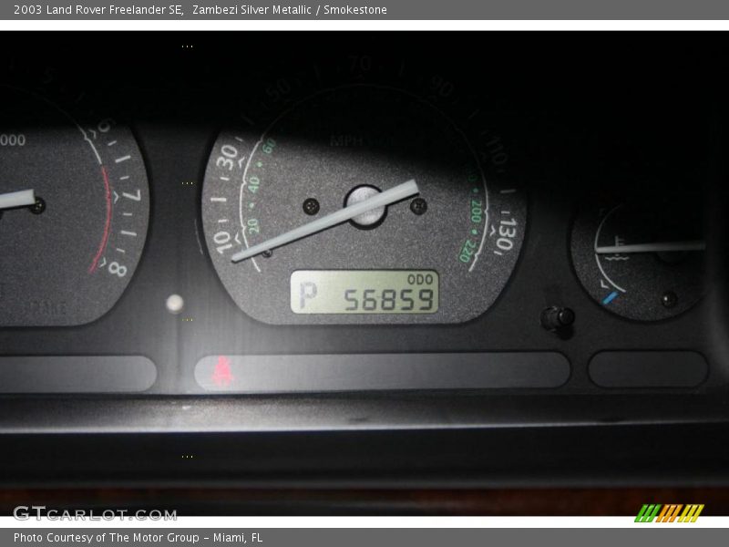 Zambezi Silver Metallic / Smokestone 2003 Land Rover Freelander SE