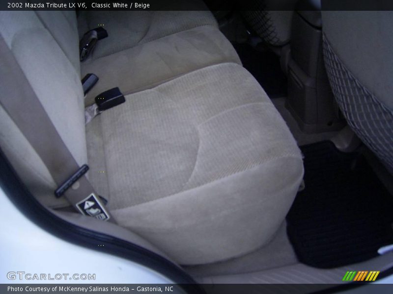 Classic White / Beige 2002 Mazda Tribute LX V6