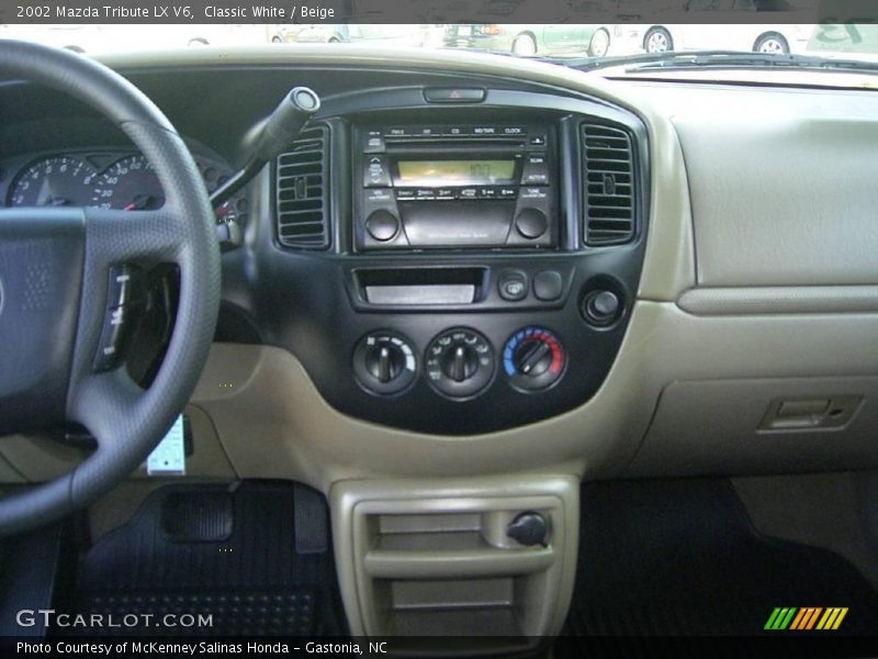 Classic White / Beige 2002 Mazda Tribute LX V6