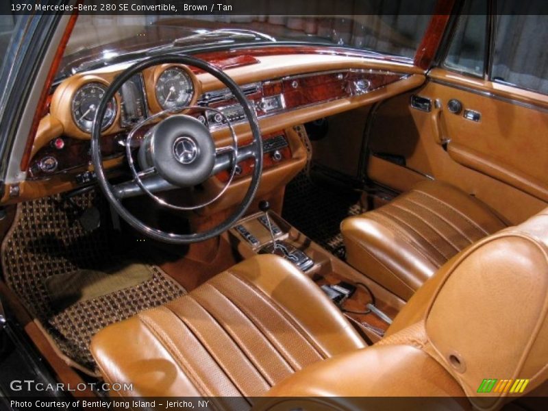 Brown / Tan 1970 Mercedes-Benz 280 SE Convertible