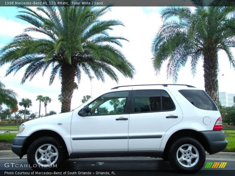 Polar White / Sand 1998 Mercedes-Benz ML 320 4Matic