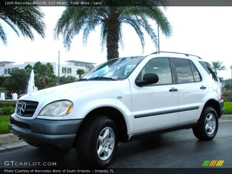 Polar White / Sand 1998 Mercedes-Benz ML 320 4Matic