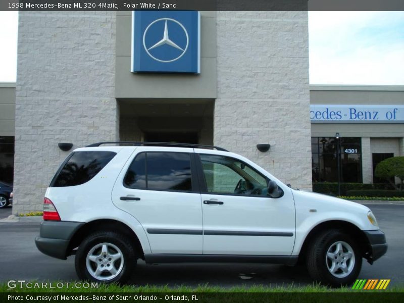 Polar White / Sand 1998 Mercedes-Benz ML 320 4Matic
