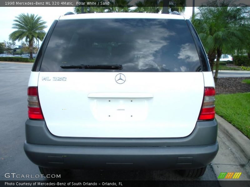 Polar White / Sand 1998 Mercedes-Benz ML 320 4Matic