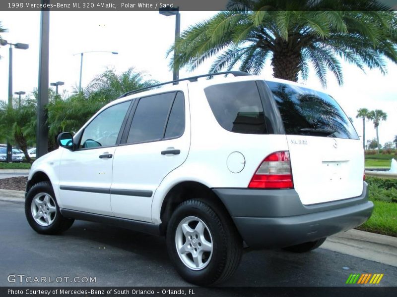 Polar White / Sand 1998 Mercedes-Benz ML 320 4Matic