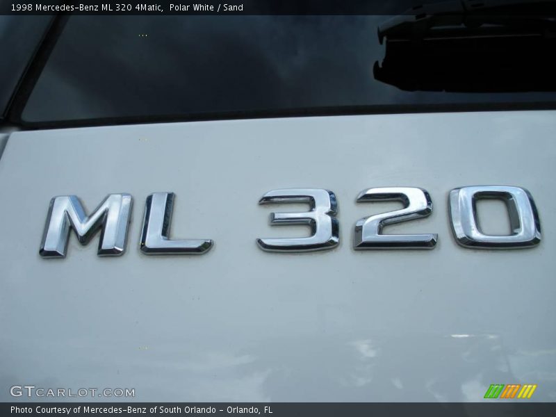 Polar White / Sand 1998 Mercedes-Benz ML 320 4Matic