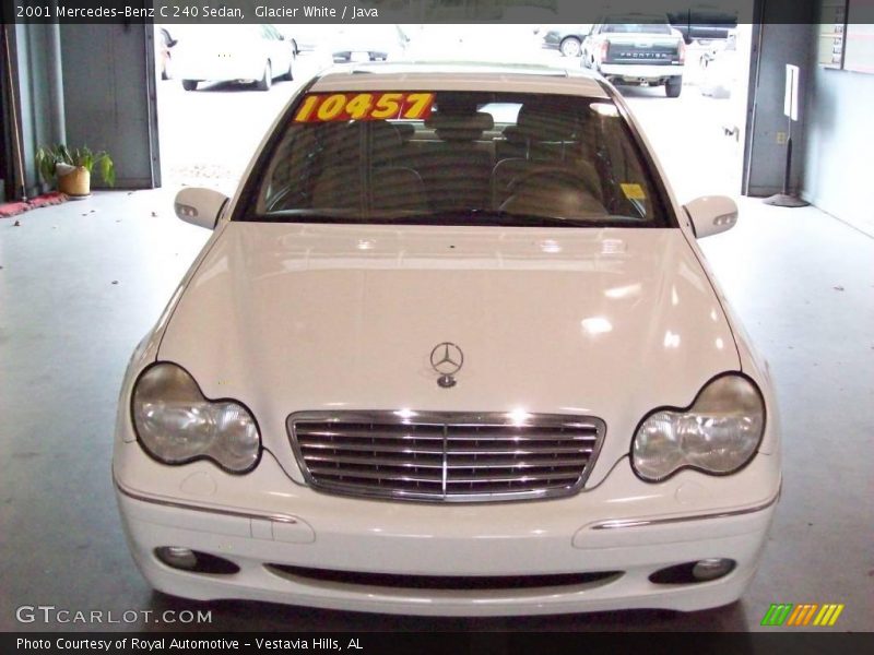 Glacier White / Java 2001 Mercedes-Benz C 240 Sedan