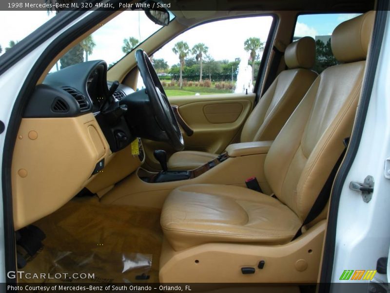 Polar White / Sand 1998 Mercedes-Benz ML 320 4Matic