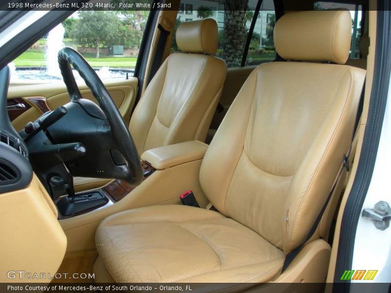 Polar White / Sand 1998 Mercedes-Benz ML 320 4Matic