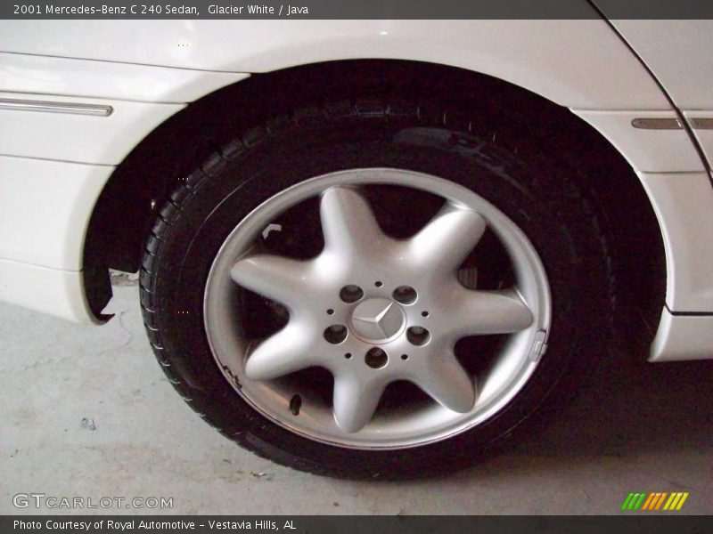 Glacier White / Java 2001 Mercedes-Benz C 240 Sedan