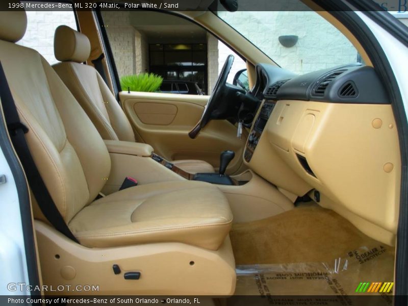 Polar White / Sand 1998 Mercedes-Benz ML 320 4Matic