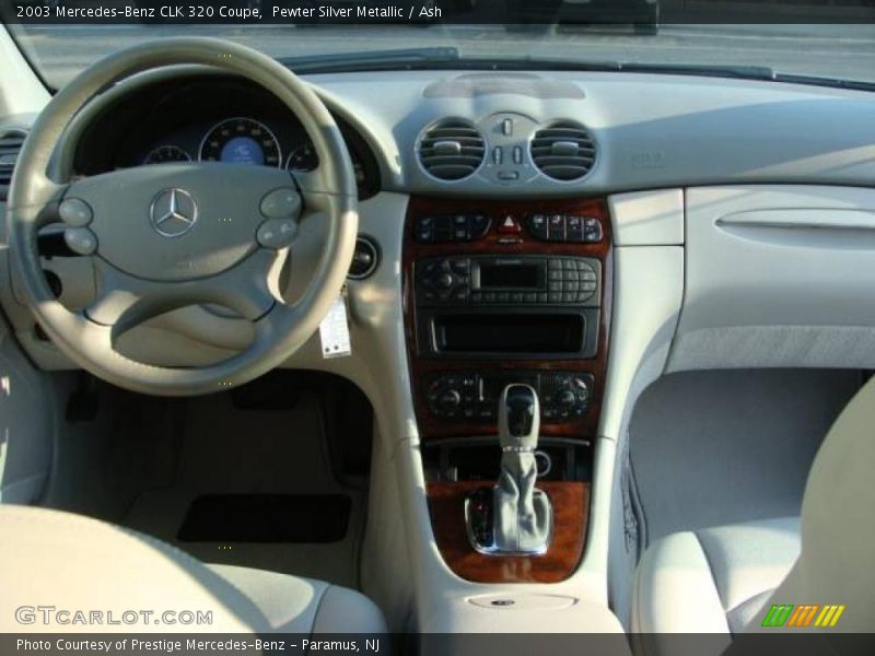 Pewter Silver Metallic / Ash 2003 Mercedes-Benz CLK 320 Coupe