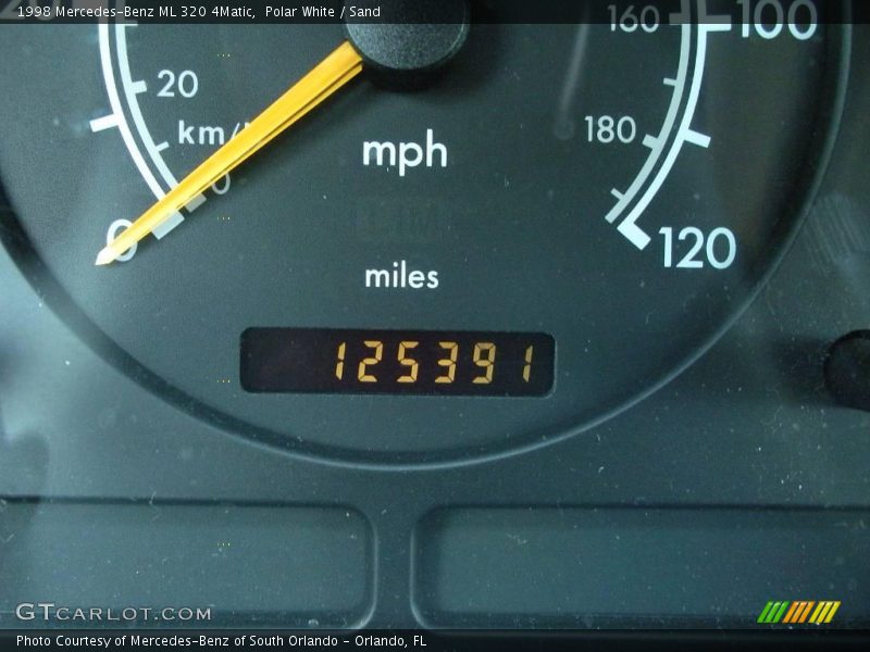 Polar White / Sand 1998 Mercedes-Benz ML 320 4Matic