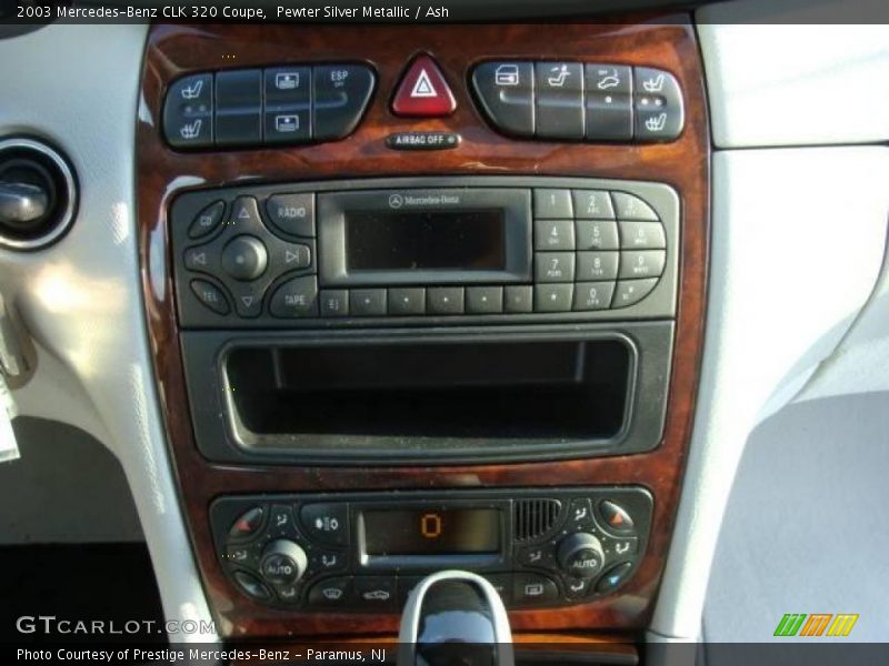 Pewter Silver Metallic / Ash 2003 Mercedes-Benz CLK 320 Coupe