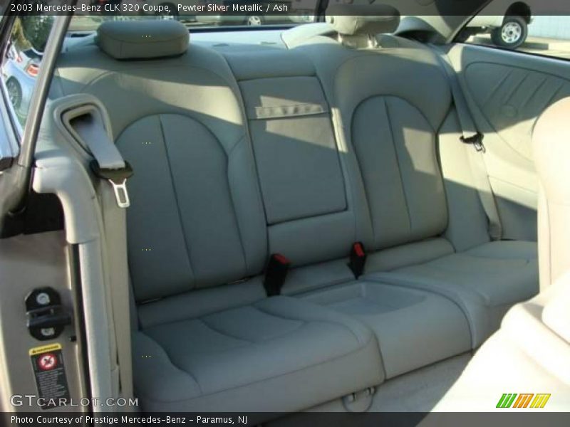 Pewter Silver Metallic / Ash 2003 Mercedes-Benz CLK 320 Coupe