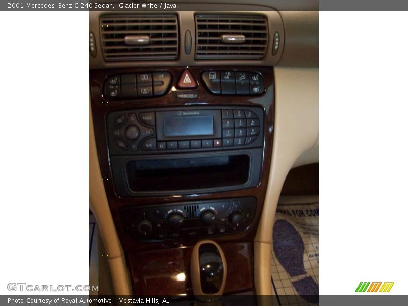 Glacier White / Java 2001 Mercedes-Benz C 240 Sedan